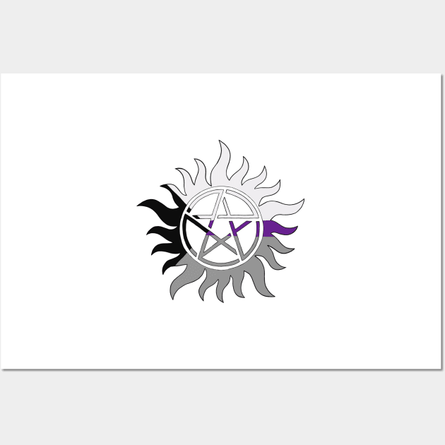 Demisexual Anti Possession Symbol Wall Art by KayWinchester92